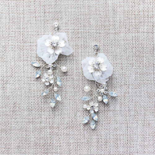ASTER SILVER EARRINGS Braidsart 