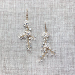 FLORA GOLD EARRINGS Braidsart 