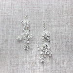 FLORA SILVER EARRINGS Braidsart 