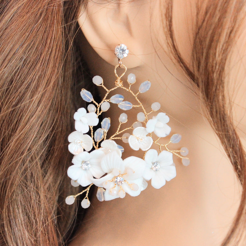 BETHANY GOLD EARRINGS Braidsart 