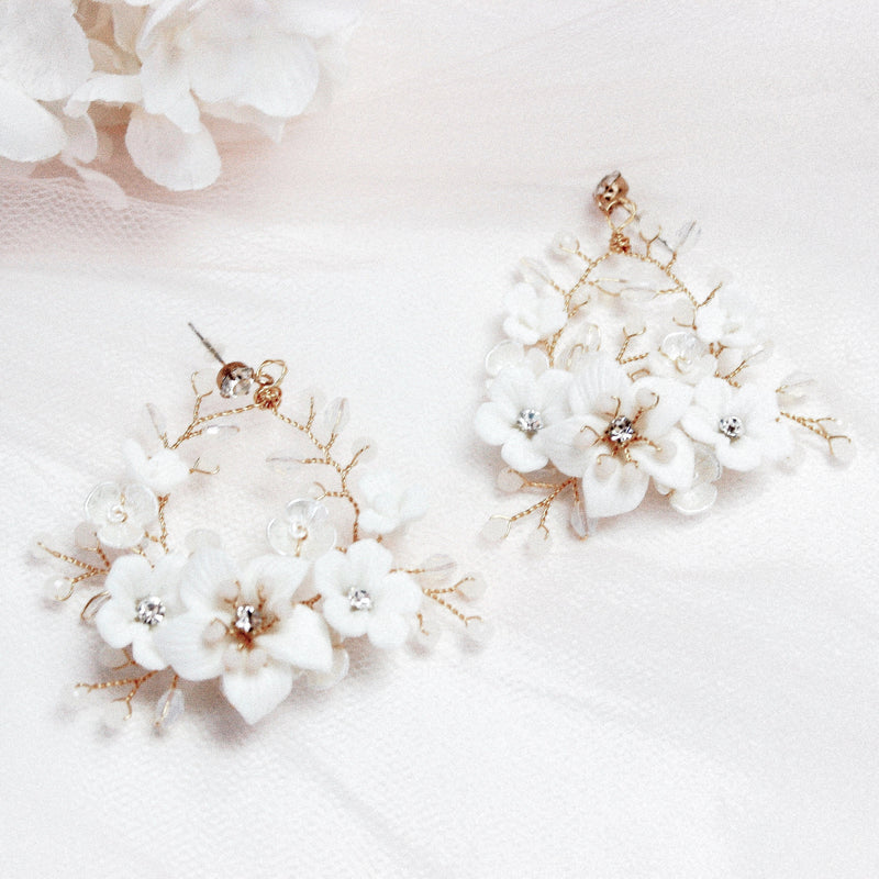 BETHANY GOLD EARRINGS Braidsart 