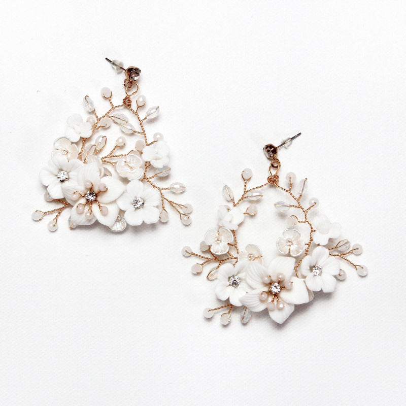 BETHANY GOLD EARRINGS Braidsart 