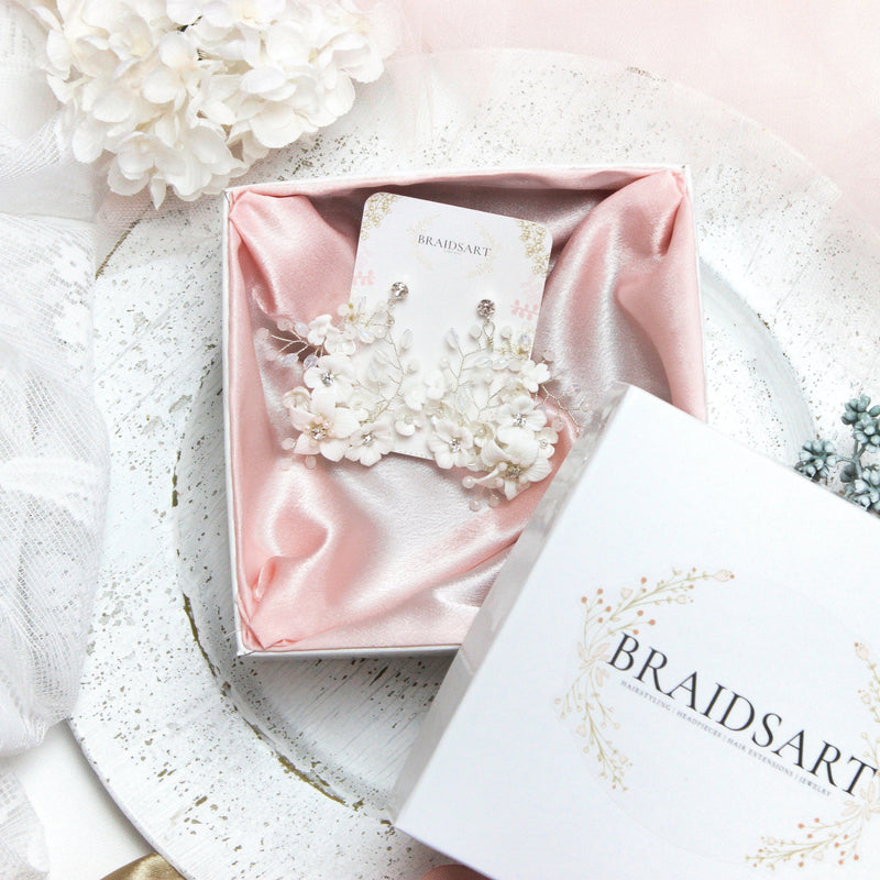 BETHANY SILVER EARRINGS Braidsart 