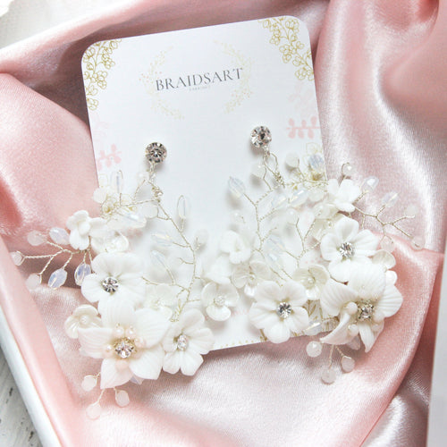 BETHANY SILVER EARRINGS Braidsart 