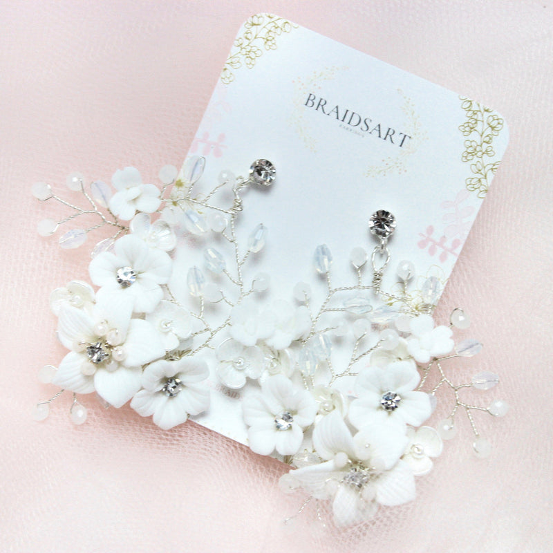 BETHANY SILVER EARRINGS Braidsart 