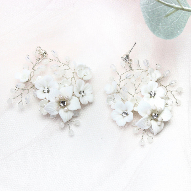 BETHANY SILVER EARRINGS Braidsart 