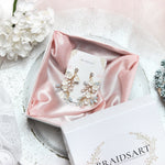 BLOSSOM GOLD EARRINGS Braidsart 