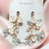 BLOSSOM GOLD EARRINGS Braidsart 