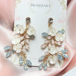 BLOSSOM GOLD EARRINGS Braidsart 