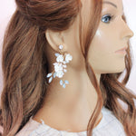 BLOSSOM GOLD EARRINGS Braidsart 