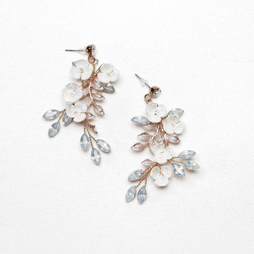 BLOSSOM GOLD EARRINGS Braidsart 