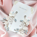 BLOSSOM SILVER EARRINGS Braidsart 
