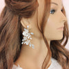 BLOSSOM SILVER EARRINGS Braidsart 