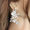 BLOSSOM SILVER EARRINGS Braidsart 
