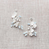 BLOSSOM SILVER EARRINGS Braidsart 