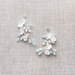 BLOSSOM SILVER EARRINGS Braidsart 