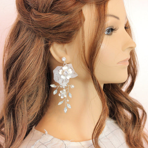 ASTER SILVER EARRINGS Braidsart 