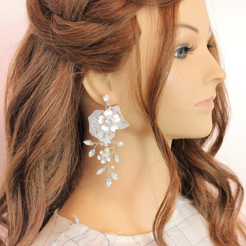 ASTER SILVER EARRINGS Braidsart 