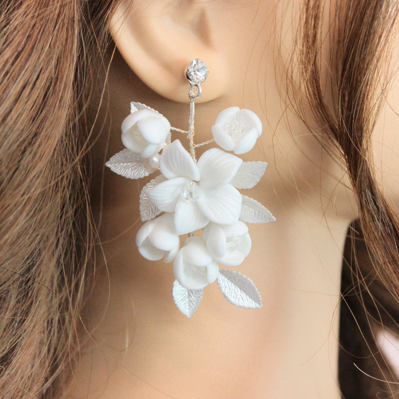 AYANA SILVER EARRINGS Braidsart 