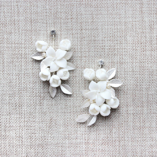 AYANA SILVER EARRINGS Braidsart 