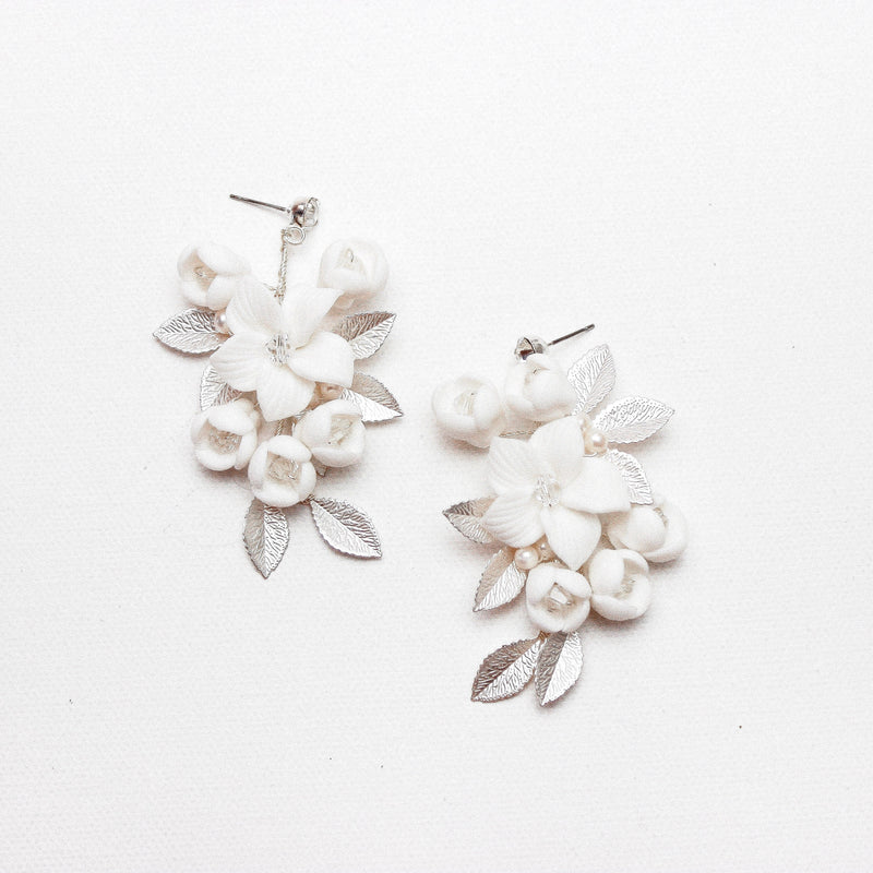AYANA SILVER EARRINGS Braidsart 