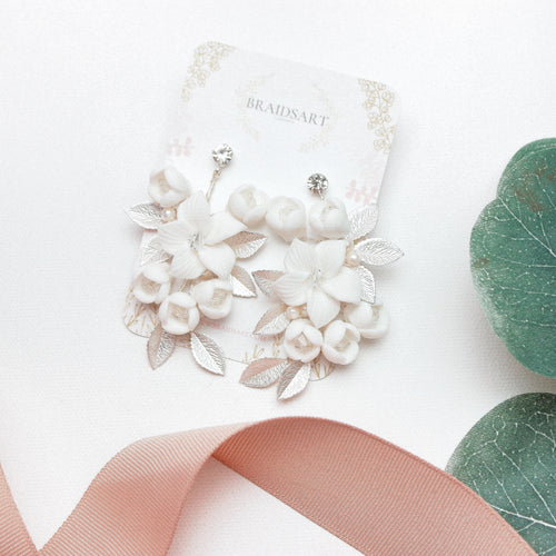 AYANA SILVER EARRINGS Braidsart 