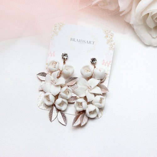 AYANA GOLD EARRINGS Braidsart 