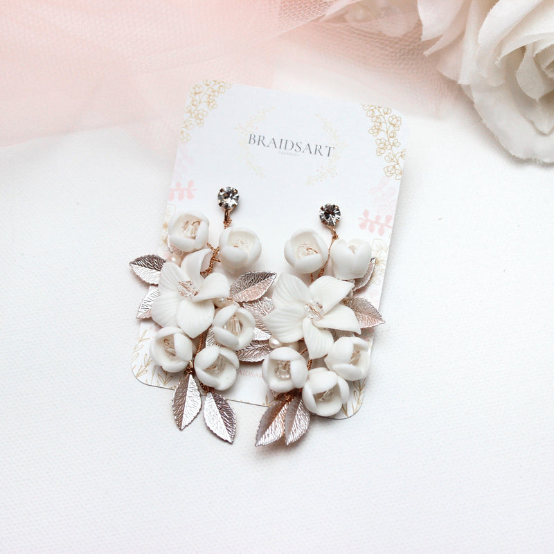AYANA GOLD EARRINGS Braidsart 