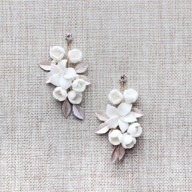 AYANA GOLD EARRINGS Braidsart 