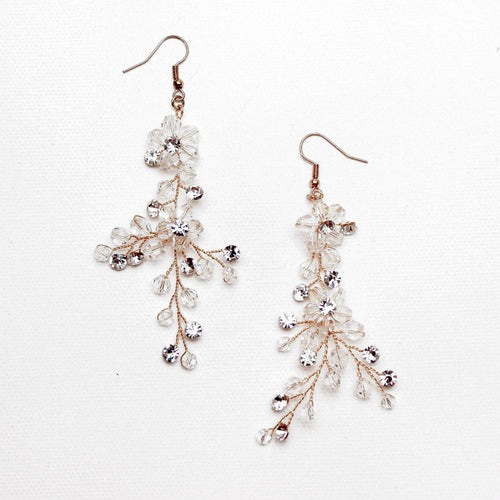 FLORA GOLD EARRINGS Braidsart 
